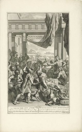 Absalom's servants kill his brother Amnon
