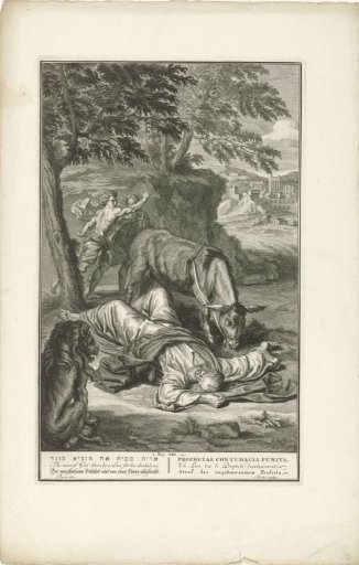 Punishment of the disobedient man of God