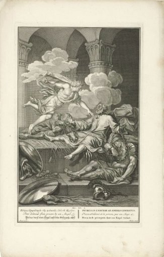 Peter freed from prison by an angel