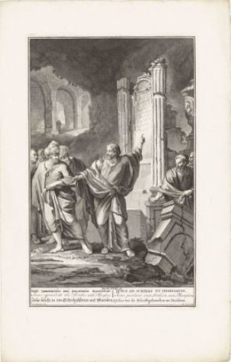 Christ Speaking to the Scribes and the Pharisees