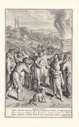 The altar of Baal destroyed by Gideon