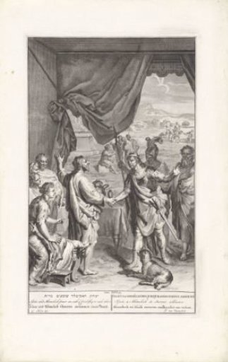 Abimelech and Isaac Swear an Oath to Each Other