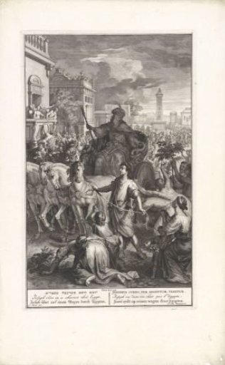 Joseph Rides in a Chariot through Egypt