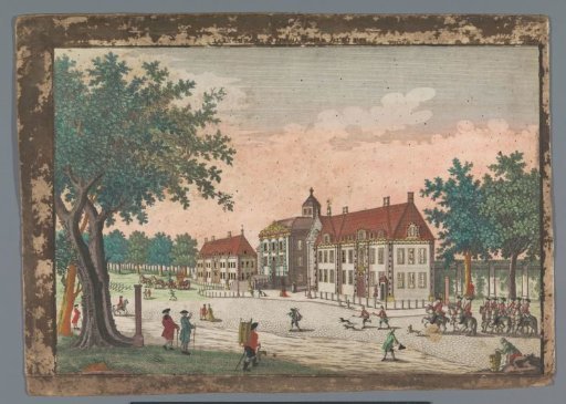 View of the Palace Huis ten Bosch in The Hague