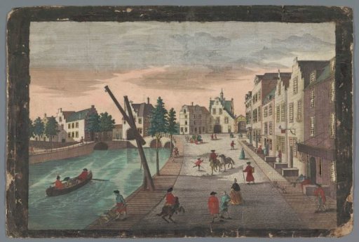 View of the Rotterdam Gate and the Ketel Gate in Delft