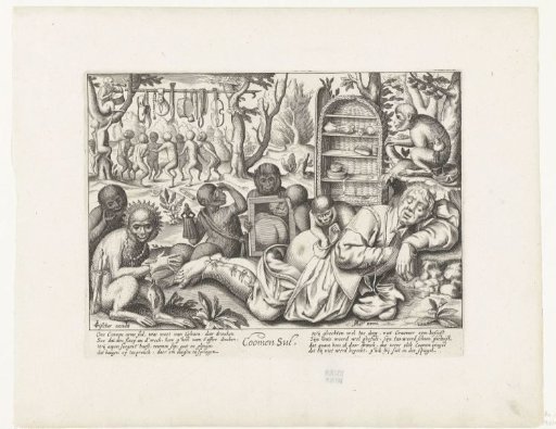 The Sleeping Merchant and the Monkeys