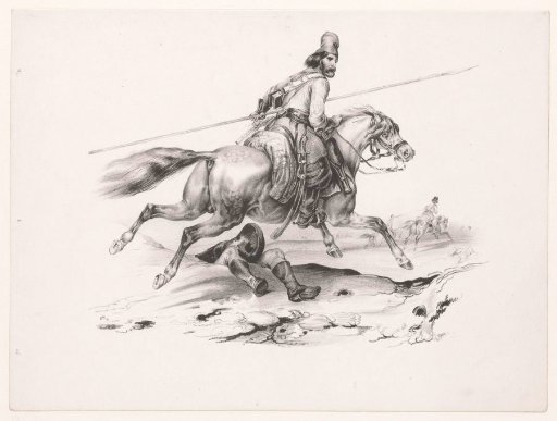 Cossack at full gallop