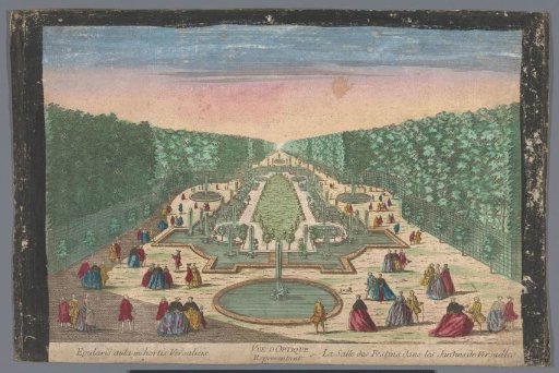 View of the Salle des Festins in the Gardens of Versailles