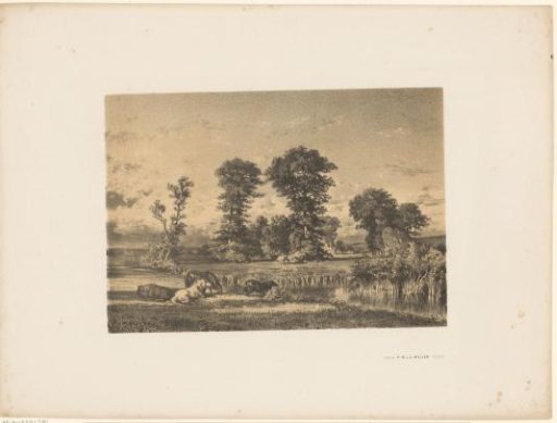 Pastoral Landscape with Grazing Horses