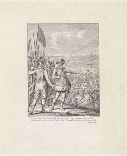 Prince of Orange crosses the Meuse, 1568
