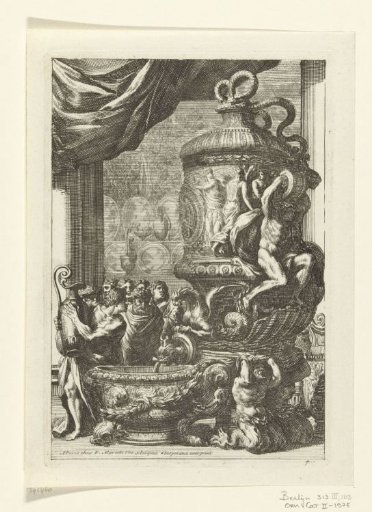 Fountain turned to the left