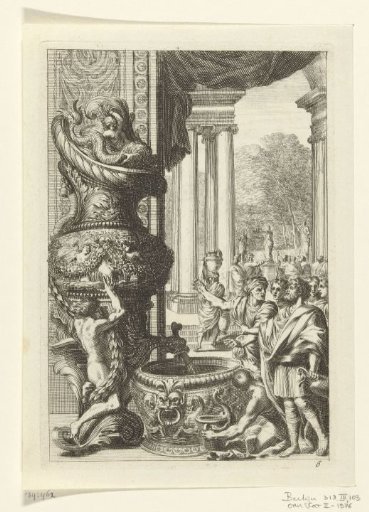 Fountain turned to the right