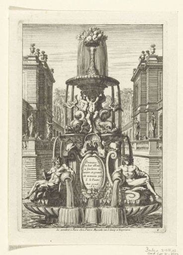 Title page: Fontaines, ou Jets d'Eau à l'italienne