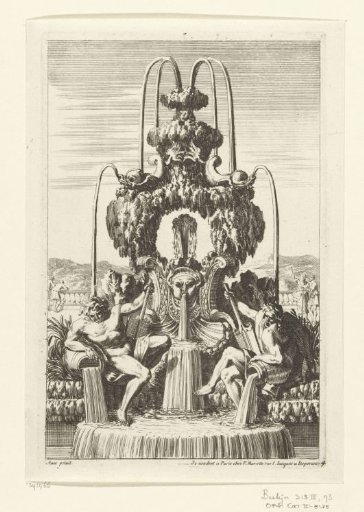 Fountain with two river gods