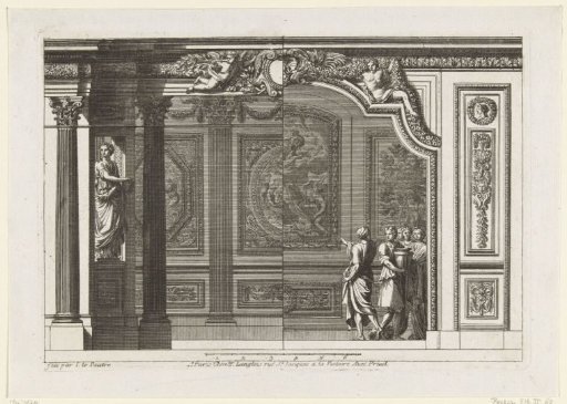 Alcove with a variant for the right half