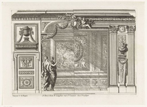 Alcove with a variant for the right half