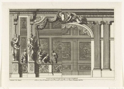 Alcove with a variant for the right half