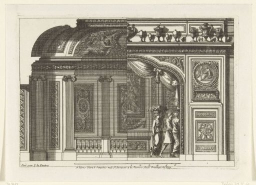 Alcove with a variant for the right half