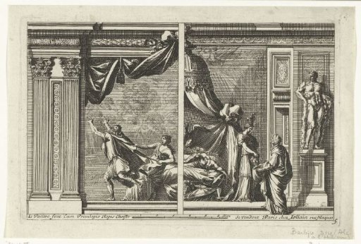 Alcove with a variant for the right half