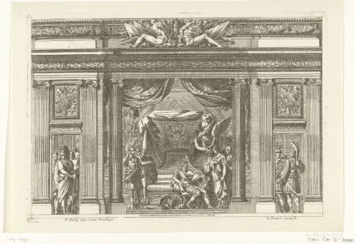 Alcove with Judith beheading Holofernes