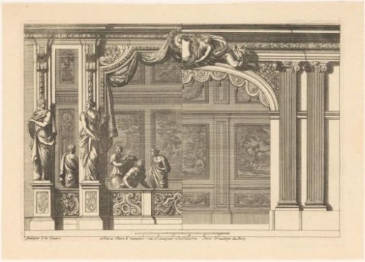 Alcove with variant for the right half