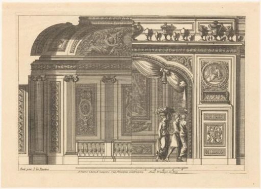Alcove with variant for the right half
