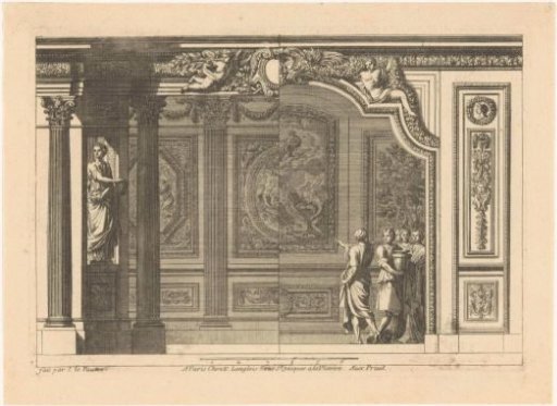 Alcove with variant for the right half