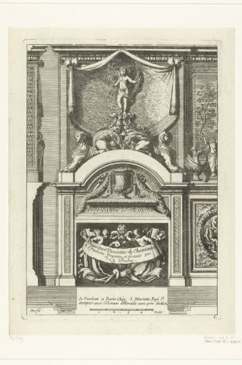 Title page: Nouueaux Desseins de Cheminees a l'Italiene