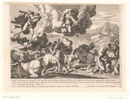 Apollo and Diana Kill the Children of Niobe