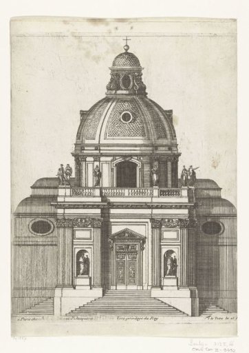 Portico of church with dome