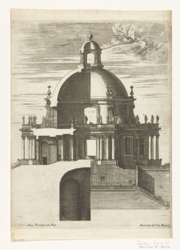 Church with round dome