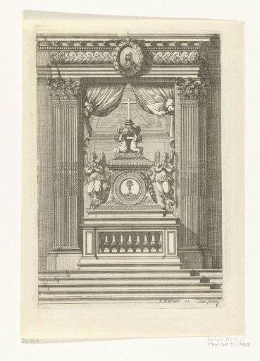 Tabernacle on altar