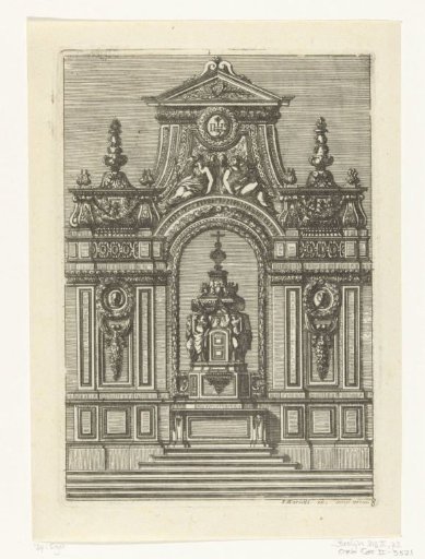 Tabernacle on altar