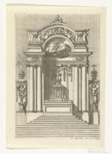 Tabernacle on altar