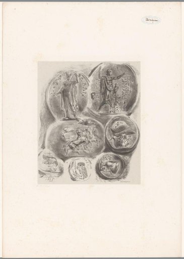 Studies of seven ancient medals