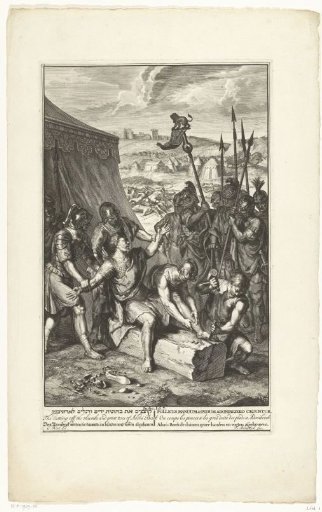 Soldiers Cut Off the Thumbs and Great Toes of Adonibezek