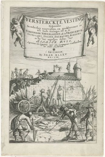 Title Page for Henrich Ruse, Versterckte Vesting, 1654