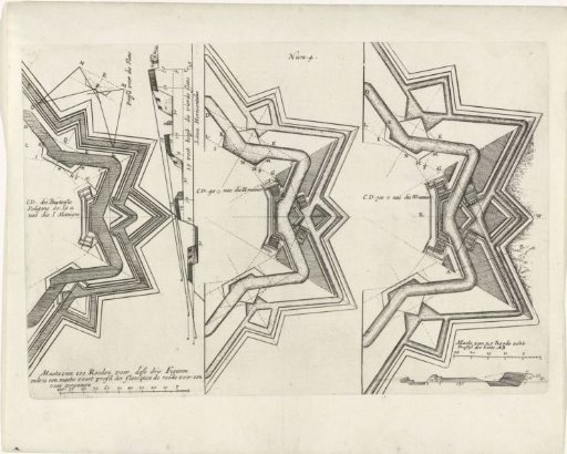 Plan of a Fortified Rampart