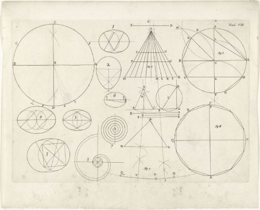 Sheet with Geometric Figures