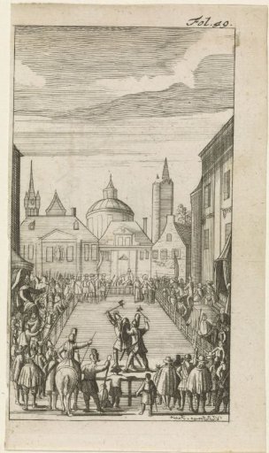 Two duelling soldiers with axe