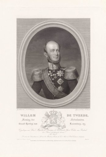 Portrait of William II, King of the Netherlands