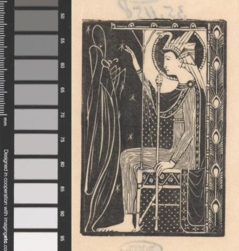 Figure on a Throne and a Locust