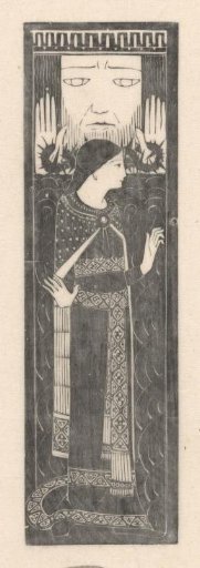 Woman with a Figure with Crowns of Thorns around His Thumbs