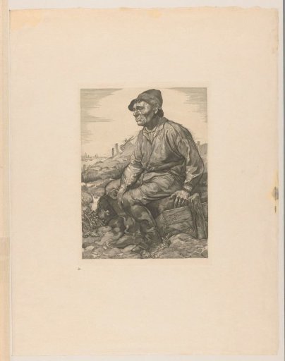 Resting labourer