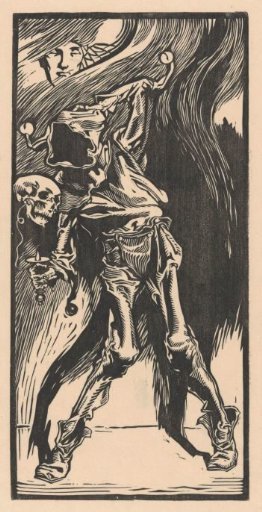 Death as a Harlequin Playing Bilboquet