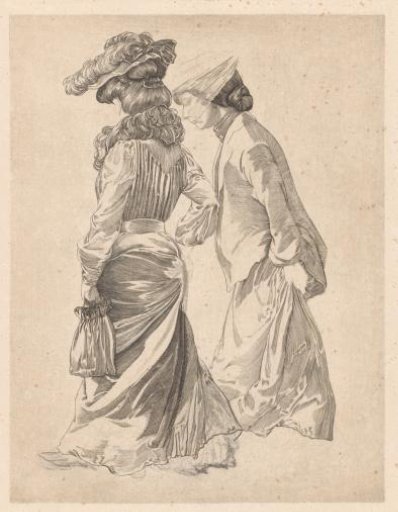 Two Walking Women