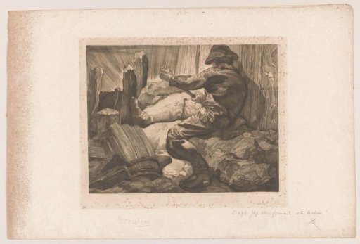 Struggling worker