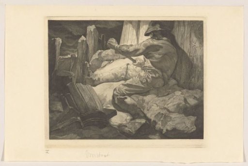 Struggling worker