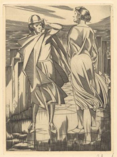 Two Women in the Wind
