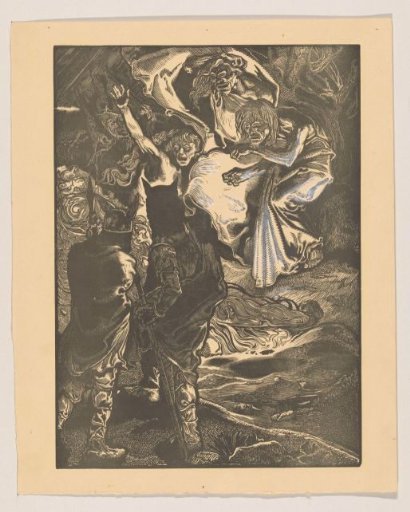 Macbeth and Banquo Meeting the Three Witches